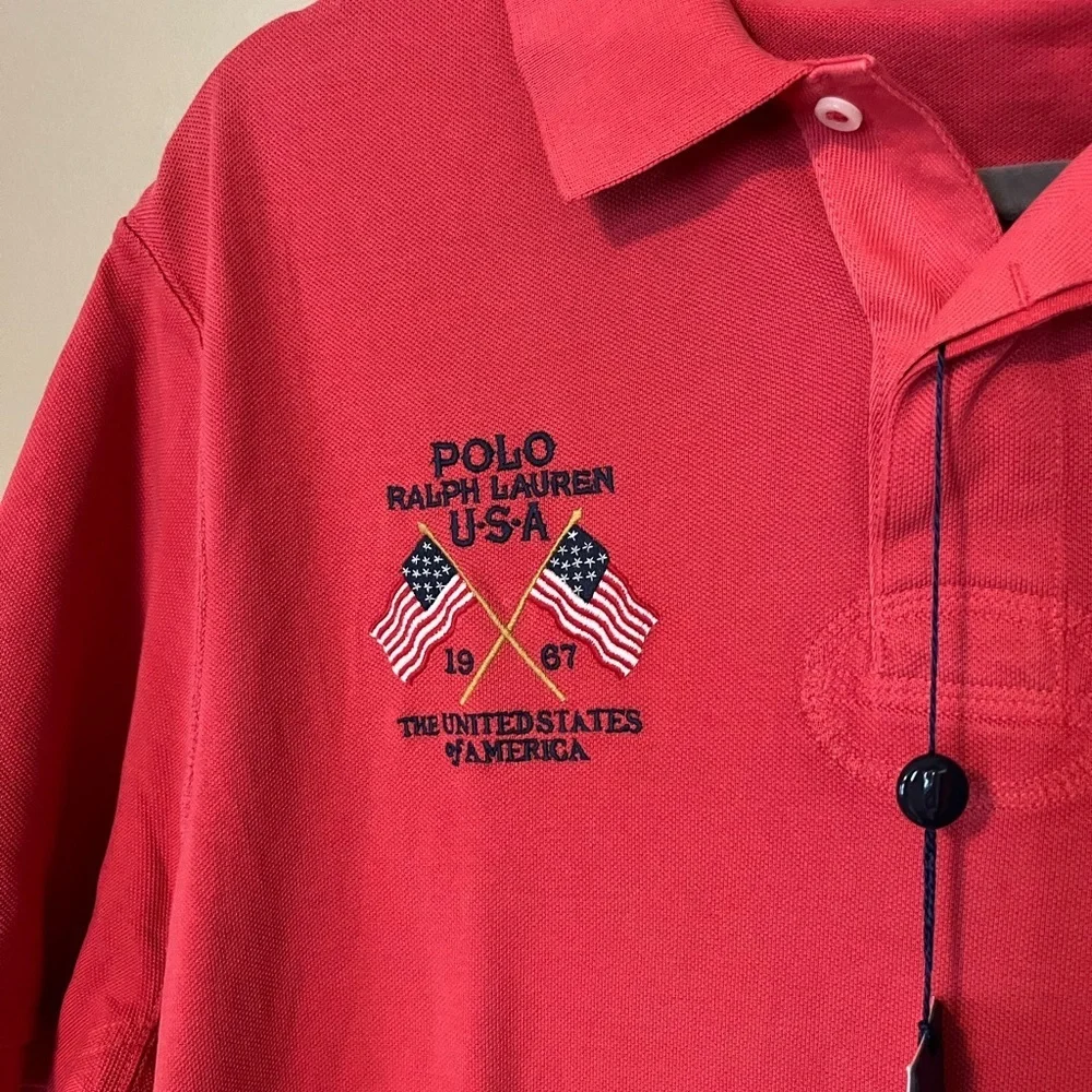Polo Ralph Lauren Men’s Americana Mesh Polo NWT XL